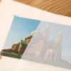 DIY Perfect Bound Paper Album Set PU Leather and Glassine Paper para boda y bebé con impresión de logotipos personalizada