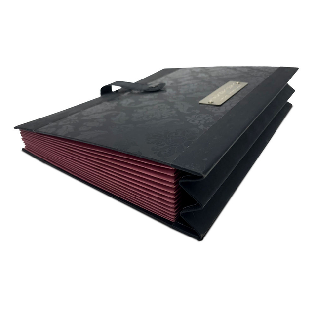 Cadera de carpeta de archivos de acordeón de alta calidad de 13 bolos con producto de archivo de archivos de acordeón que expanden el producto con producto de presentación de logotipo personalizado