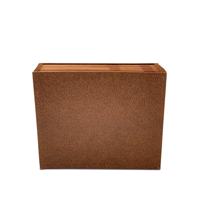 Logotipo personalizado A4 Size 21 Pockets Kraft Paper Acordeón Carpeta de acorde