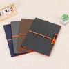 Carpeta de archivos de tamaño personalizado al por mayor de logotipo a4 con cierre de cinta de cubierta de tela para papelería y papelería escolar y documentos de almacenamiento