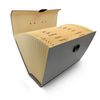 Caja de carpeta de archivo de acordeón de la bolsa A4 de 19 pockets