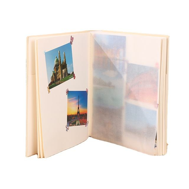 PU de papel y vidrio Paper Diy Perfecto álbum de fotos de papel con destino para boda y bebé con impresión de logotipo personalizado