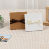 Logotipo personalizado al por mayor Kraft Paper plegable Coracion Foto Álbum de fotos Ribbon Knot Memory Postal para graduación Cumpleaños Familia de bebé