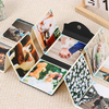 Logotipo personalizado Polaroid Polaroid Slip-In Hard Cardboard Cover Foto Álbum de fotos Libro de cierre Botón Paper Baby Family Boda