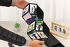 OEM al por mayor de alta calidad álbum de fotos de cartón dura de alta calidad Cierre de libros impresos personalizados con regalos de bodas de efecto explosión emergente