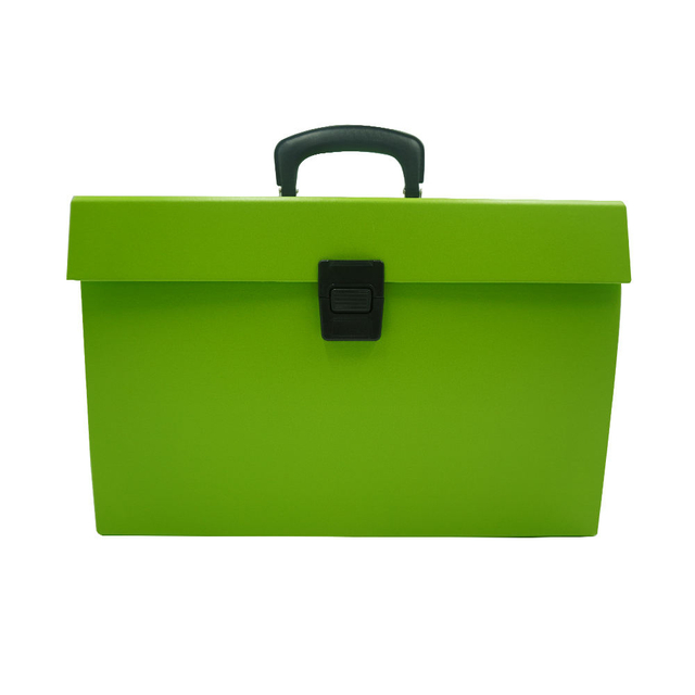 Personalizar el logotipo A4 Size Office & School Bag 19 Pockets Archivo de acordeón Carpeta de archivos Documento de papel Organizador Mango en expansión Bolsa