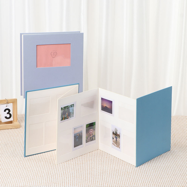 OEM Customizable DIY Slip-In Polaroid Explosion Álbum de fotos Diseño de ventana delantera Celebraciones de boda de cumpleaños
