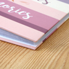 Impresión colorida de alta calidad Tapa dura Slip-In Photo Álbum de fotos Logotipo de boda personalizado Libro de fotos con enlace perfecto