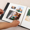 OEM LOGO Custom 4x6 Picture Scrapbook Álbum Autoadhesivo al por mayor PU cuero portada KPOP Baby Baby Birthdy Photo Libro