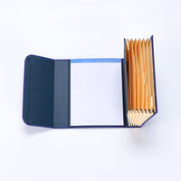 A5 A5 Carpeta de extensión de acordeón de la oficina de la oficina de la escuela hecha de material de papel de cuaderno para la bolsa de carpetas de archivos de uso diario