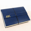 Carpeta de archivo de 24 bolsillos OEM A4 PU PU personalizable Cardboard Cardboard cierre Cierre reciclable Bolsa/caja/soporte reciclable
